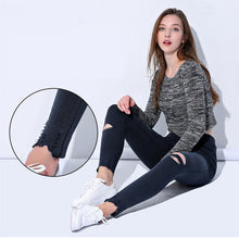 Load image into Gallery viewer, High Waist Legging Slim Trousers