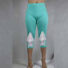 Load image into Gallery viewer, Cotton Short Lace Leggings