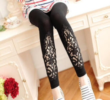 Load image into Gallery viewer, Diamond  Lace Fitness High Waist Legging
