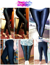 Load image into Gallery viewer, Solid Color Fluorescent Shiny Leggings

