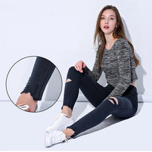 Load image into Gallery viewer, High Waist Legging Slim Trousers
