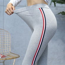 Load image into Gallery viewer, Side stripes High Waist Fitness Leggings
